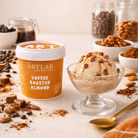 Coffee Roasted Almond Ice Cream