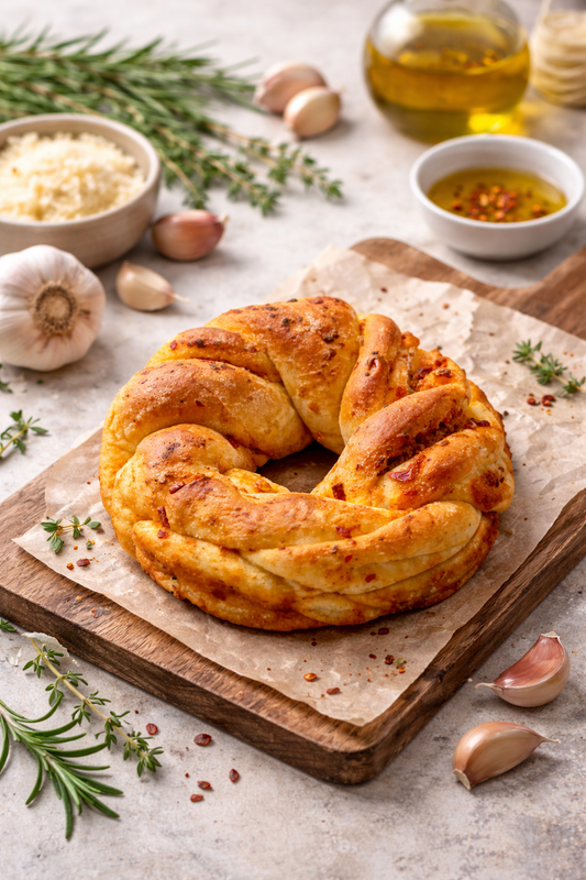 Garlic Babka Bread