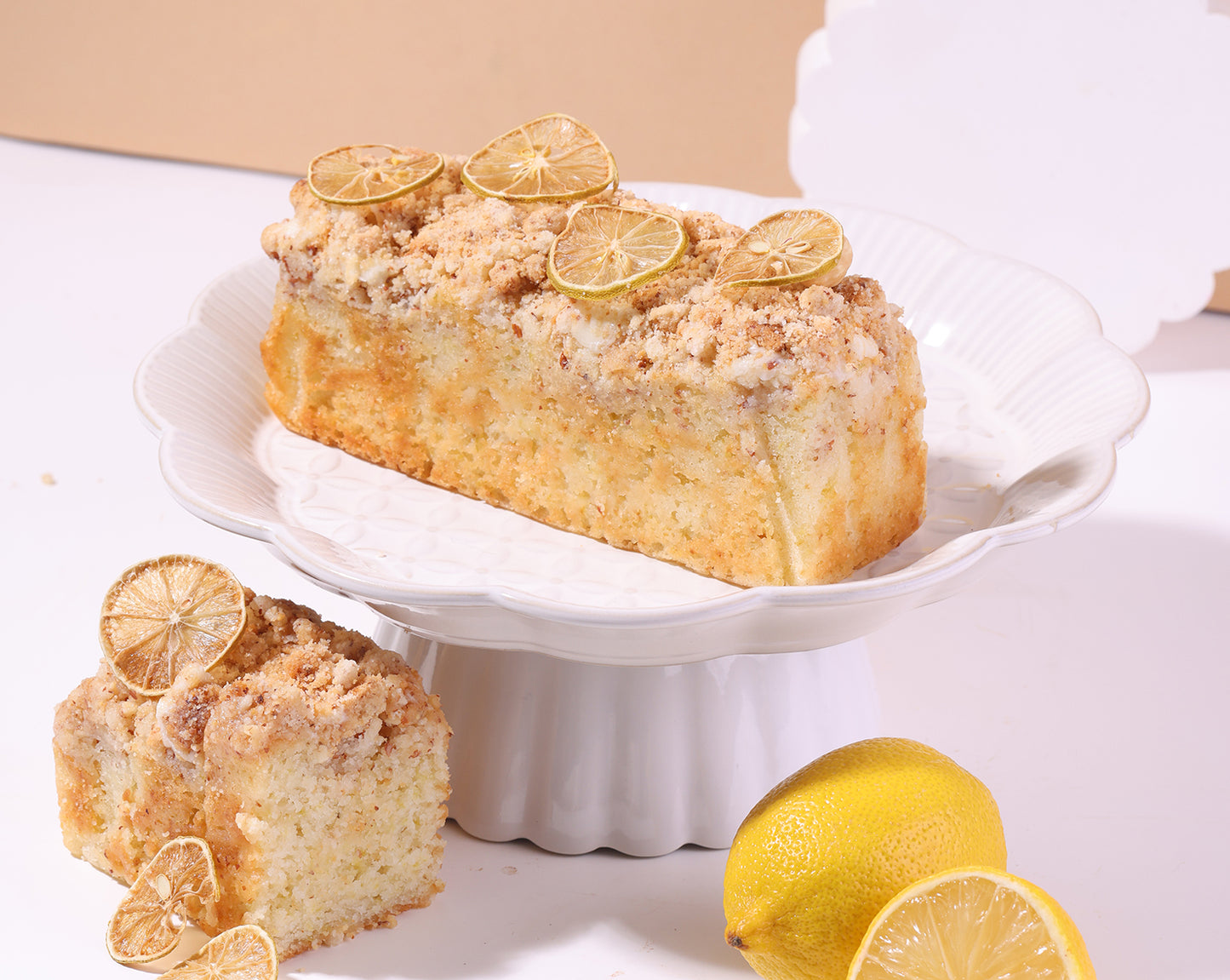 Lemon Crumble Tea Cake